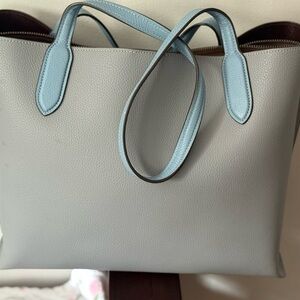 Elegant Blue and Gray coach bag